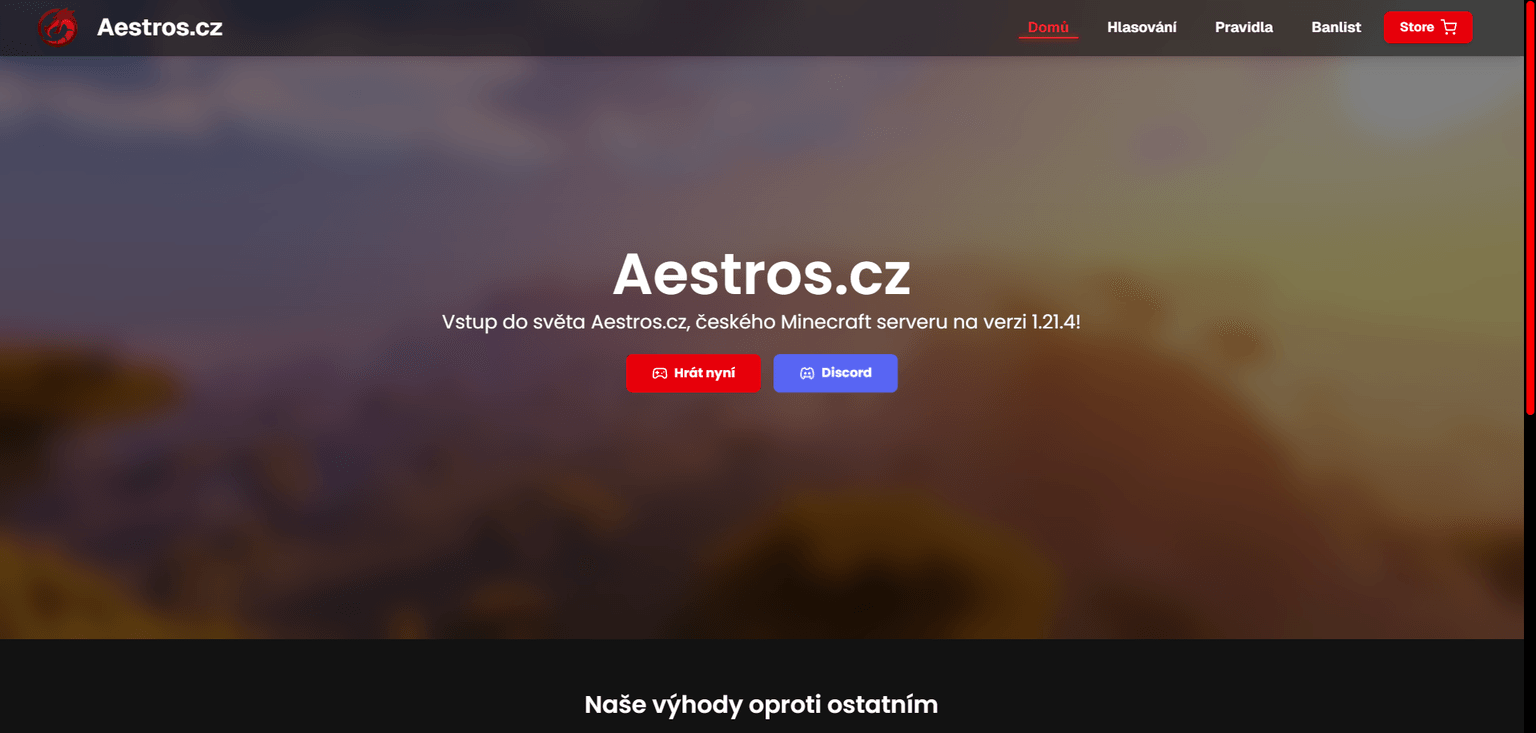 Aestros.cz project image