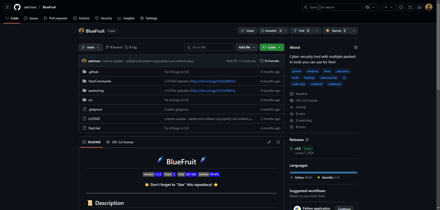 BlueFruit project image