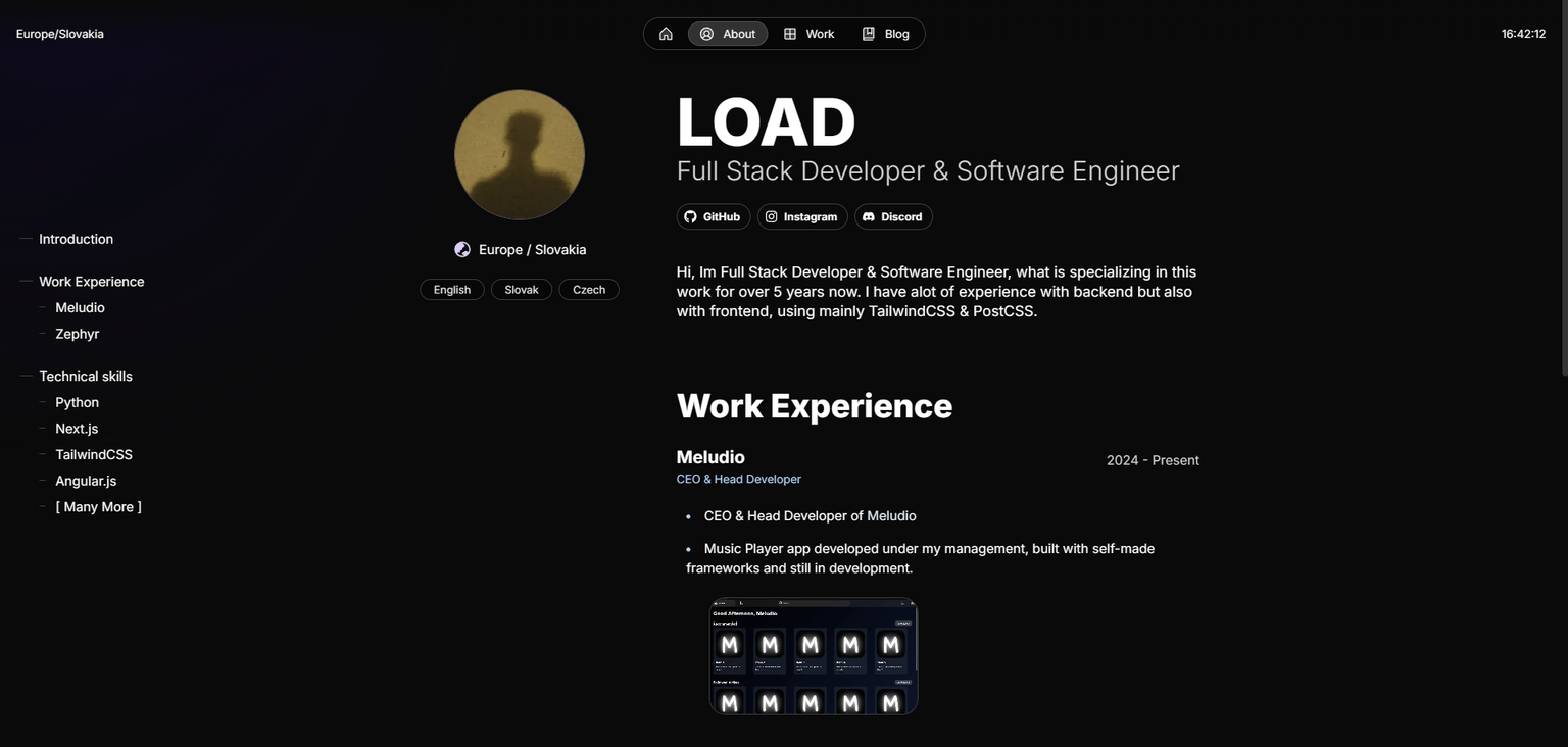 Old Portfolio project image